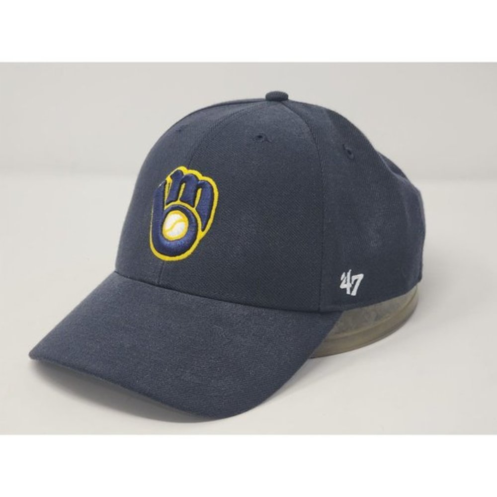 47 Brand MLB Milwaukee Brewers MVP Cap Baseball Adjustable Hat‎ Unisex
